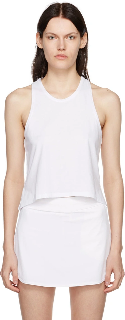 Outdoor Voices Tall Tank Top In White