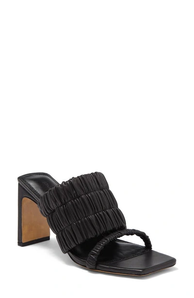 Jonathan Simkhai Felix Elastic Heeled Mules In Black