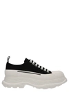 ALEXANDER MCQUEEN OVERSIZE SOLE SNEAKERS WHITE/BLACK