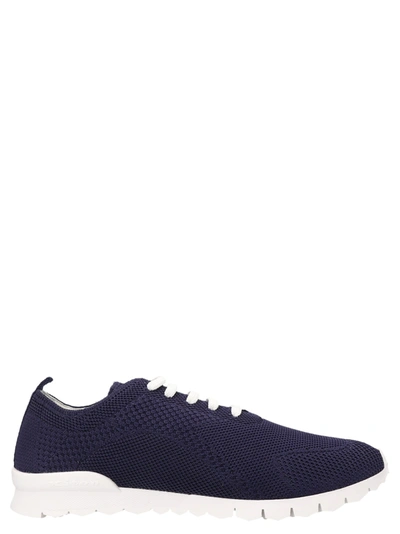 Kiton Navy Blue Fit Running Sneakers