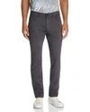 Paige 'federal' Slim Straight Leg Twill Pants In Soot
