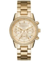 Michael Kors Ritz Watch, 37mm In Gold