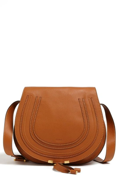 CHLOÉ MEDIUM MARCIE LEATHER CROSSBODY BAG,C21AS605F01