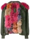 MR & MRS ITALY FUR LINING BOMBER JACKET,OV02811796103