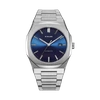 D1 Milano Watch Automatic Bracelet 41.5 Mm In Blue/silver
