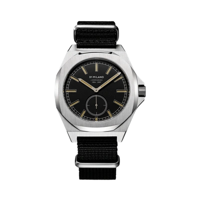 D1 Milano Watch Commando 38 Mm In Black/silver