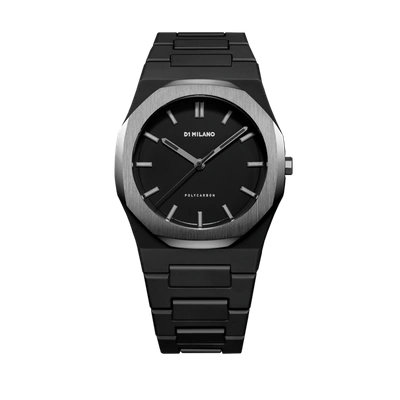 D1 Milano Watch Polycarbon 40.5 Mm In Gun Metal