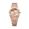 D1 Milano Watch Ultra Thin Bracelet 34 Mm In Pink/rose Gold/white