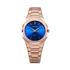 D1 Milano Watch Ultra Thin Bracelet 34 Mm In Blue/rose Gold