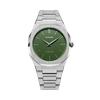 D1 Milano Ultra Thin 40mm In Green/silver