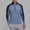 Zero Restriction Z425 1/4 Zip Pullover In Peconic Blue