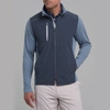 Zero Restriction Z710 Full Zip Jacket In Blue Indigo/peconic Blue Hthr