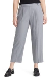 Vince Pleated Drapey Pull-on Pants In Blue