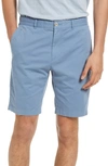 Vince Lightweight Griffith Chino Shorts In Smoke Blue