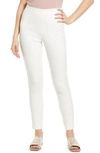 Nordstrom Everyday Skinny Fit Stretch Cotton Ankle Pants In Ivory Cloud