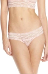 B.TEMPT'D BY WACOAL 'LACE KISS' THONG,970182