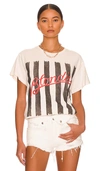 Madeworn Blondie Destroyed Tee In Cream