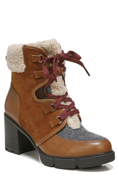 Naturalizer Myla Womens Leather Cold Weather Combat & Lace-up Boots In Multi