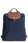 Longchamp Le Pliage Backpack In Navy