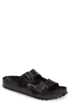 Birkenstock Arizona Eva Black Rubber Sandals In Anthracite