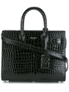 Saint Laurent Nano Sac De Jour Tote Bag In Black