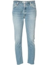 RE/DONE RE/DONE RELAXED CROPPED JEANS - BLUE,1002RC11786181