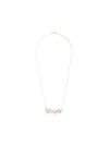True Rocks “single" Necklace Yellow Gold In Rose Gold