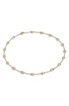 Marco Bicego SIVIGLIA 18K YELLOW GOLD MEDIUM BEADED SHORT NECKLACE,CB553 Y