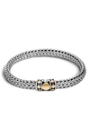John Hardy Sterling Silver & 18k Bonded Gold Dot Medium Chain Bracelet In Sterling Silver - Gold