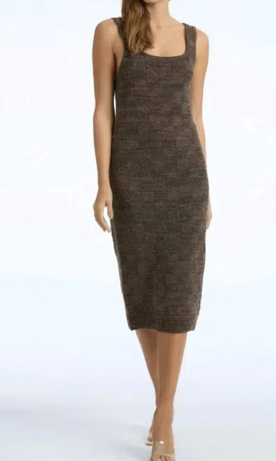 525 America Anna Sweater Dress In Mink Multi