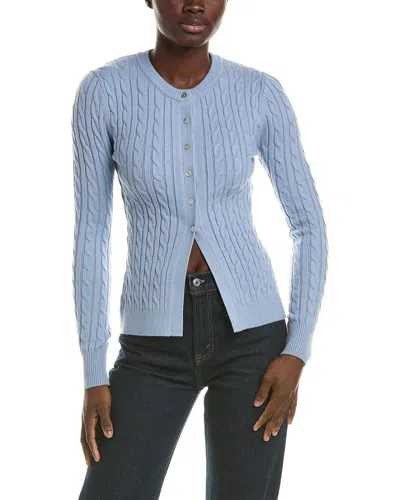 525 America Cable Cardigan In Blue