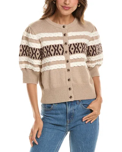 525 America Cable Cardigan In Multi