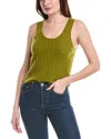 525 AMERICA 525 AMERICA CABLE CROP CASHMERE TANK