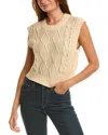 525 America Cable Vest In White