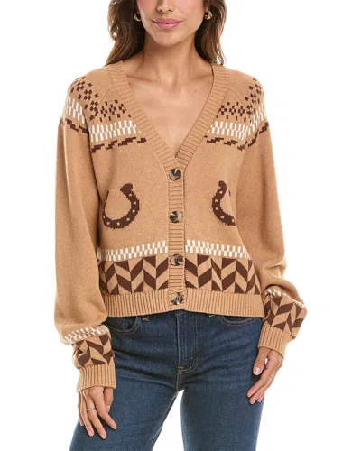525 America Cardigan In Brown