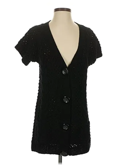 Pre-owned 525 America Cardigan Sweater In Black
