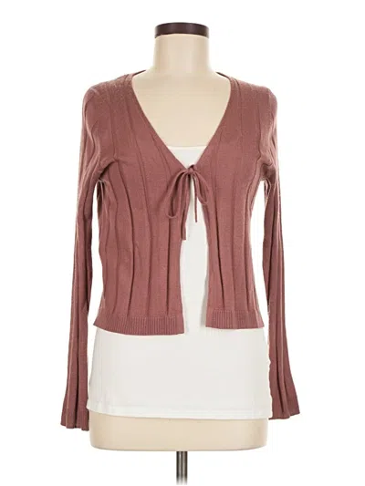 Pre-owned 525 America Cardigan Sweater In Brown