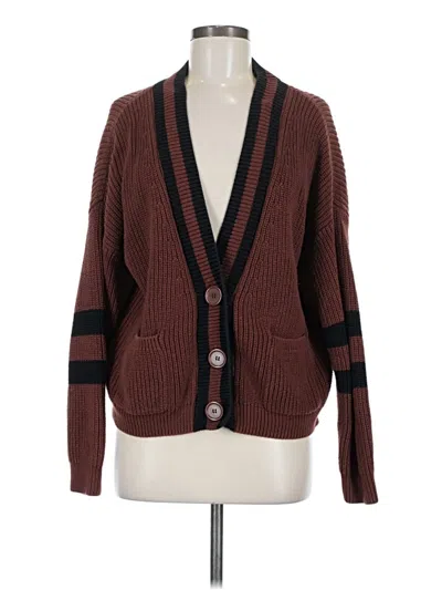 Pre-owned 525 America Cardigan Sweater In Brown