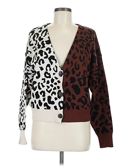 Pre-owned 525 America Cardigan Sweater In Brown