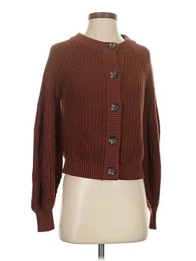Pre-owned 525 America Cardigan Sweater In Brown