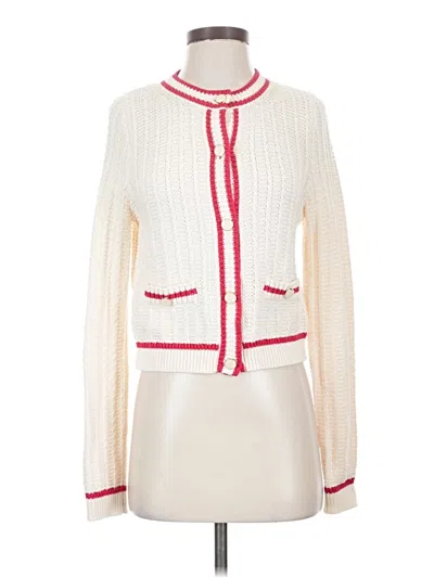 Pre-owned 525 America Cardigan Sweater In Ivory