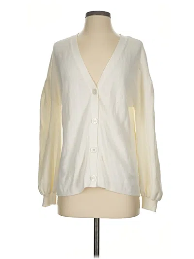 Pre-owned 525 America Cardigan Sweater In Ivory
