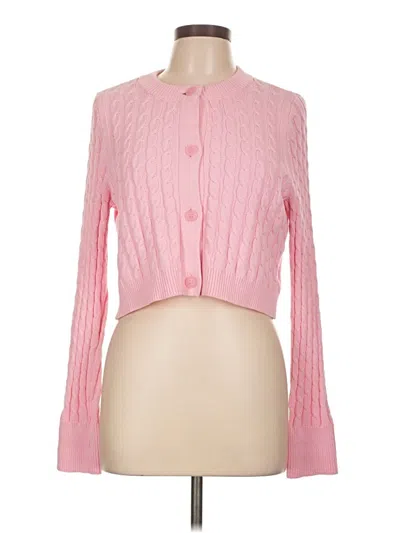 Pre-owned 525 America Cardigan Sweater In Pink