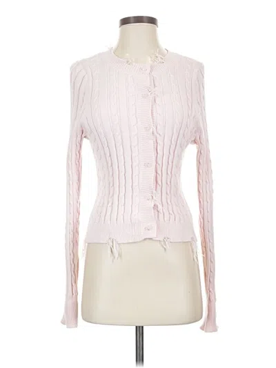 Pre-owned 525 America Cardigan Sweater In Pink