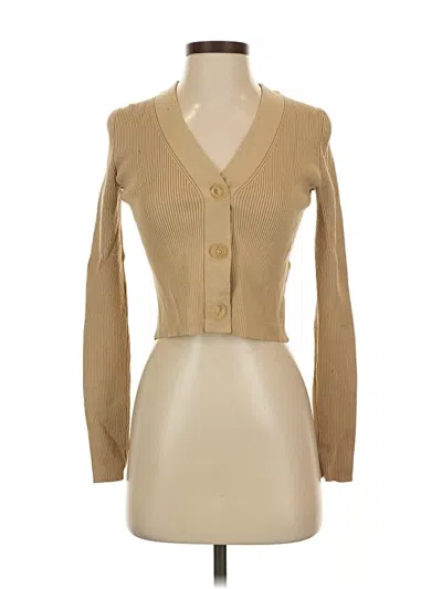 Pre-owned 525 America Cardigan Sweater In Tan