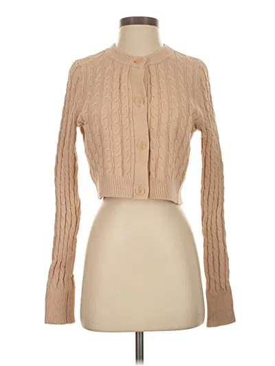 Pre-owned 525 America Cardigan Sweater In Tan