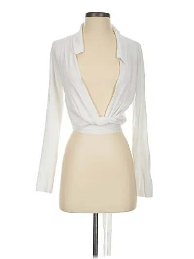 Pre-owned 525 America Cardigan Sweater In White