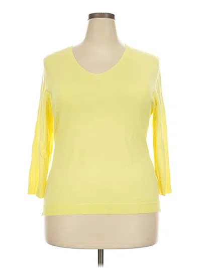 Pre-owned 525 America Cardigan Sweater In Yellow