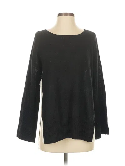 Pre-owned 525 America Cashmere Pullover Sweater In Black