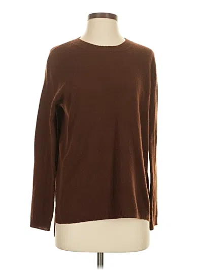 Pre-owned 525 America Cashmere Pullover Sweater In Brown
